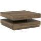 Bois noyer / 70 x 70 x 35 cm