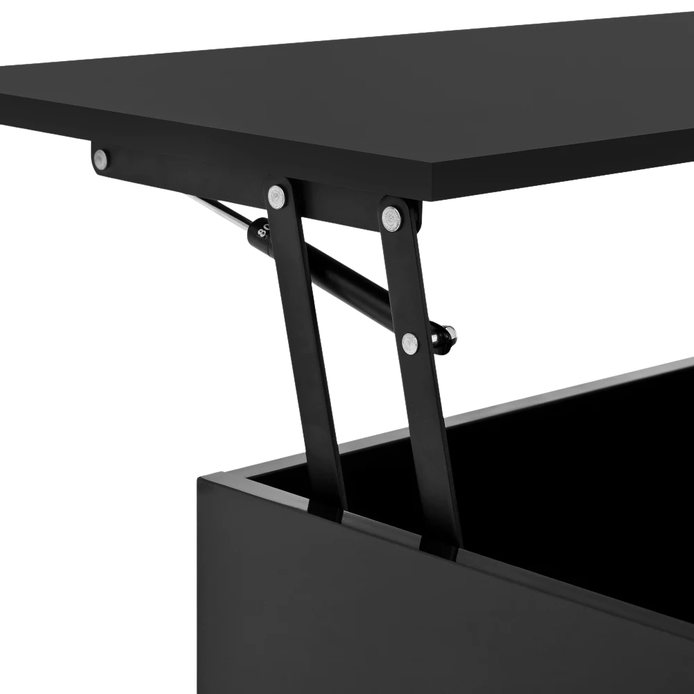 Table Basse Relevable avec LED et Rangement - Design Moderne Kestro