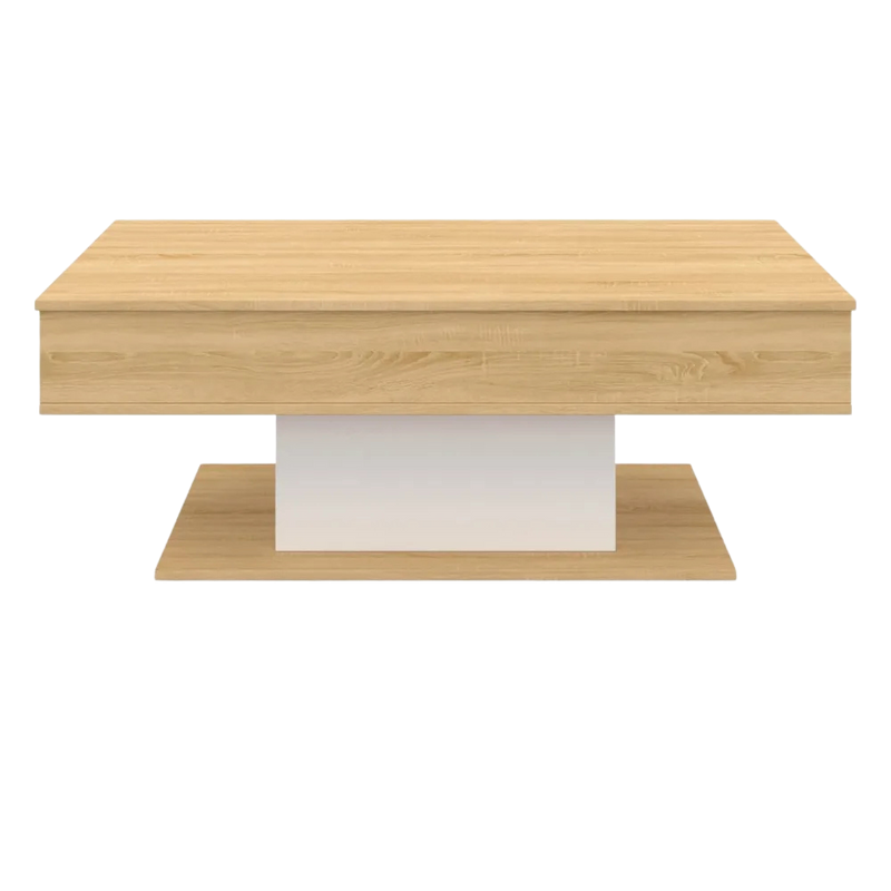 Table Basse Relevable en Bois Rectangulaire Élève