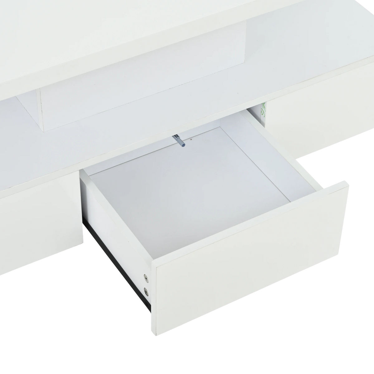 Table Basse à Double Plateau avec LED - Moderne Vifell