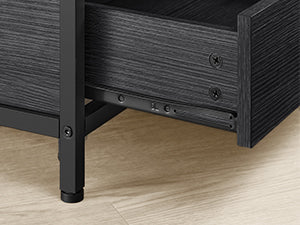 Table Basse Relevable Industrielle avec Rangement - Design Industriel Kravo