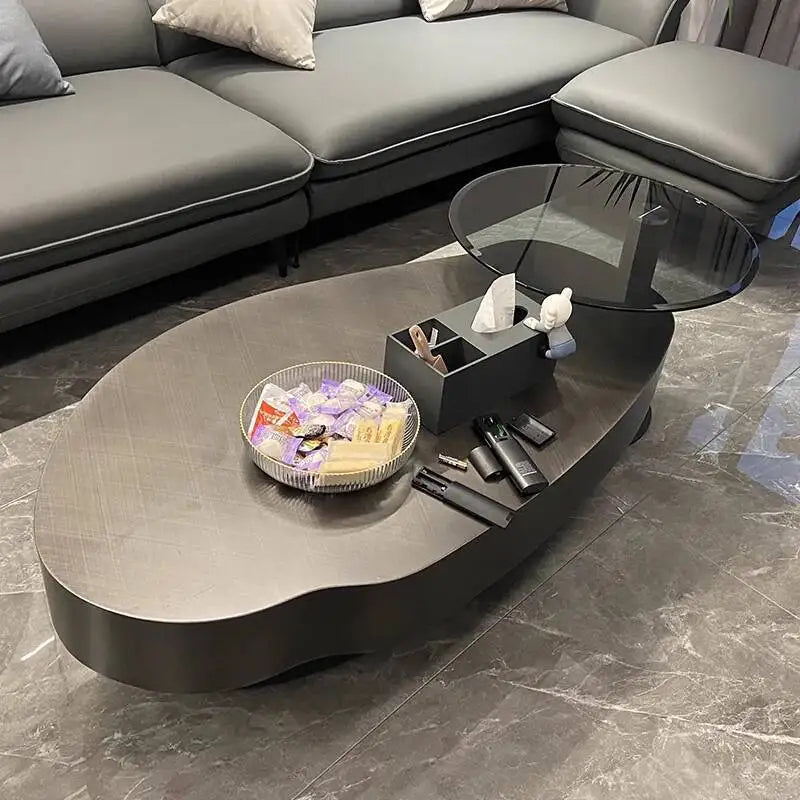 Table Basse Gigogne Ronde en Bois - Design Luxe Organique Sonder