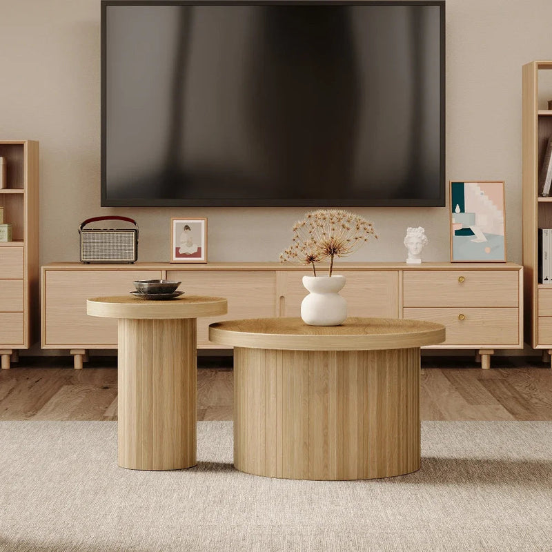 Table Basse Gigogne en Bois - Design Moderne Nolvig