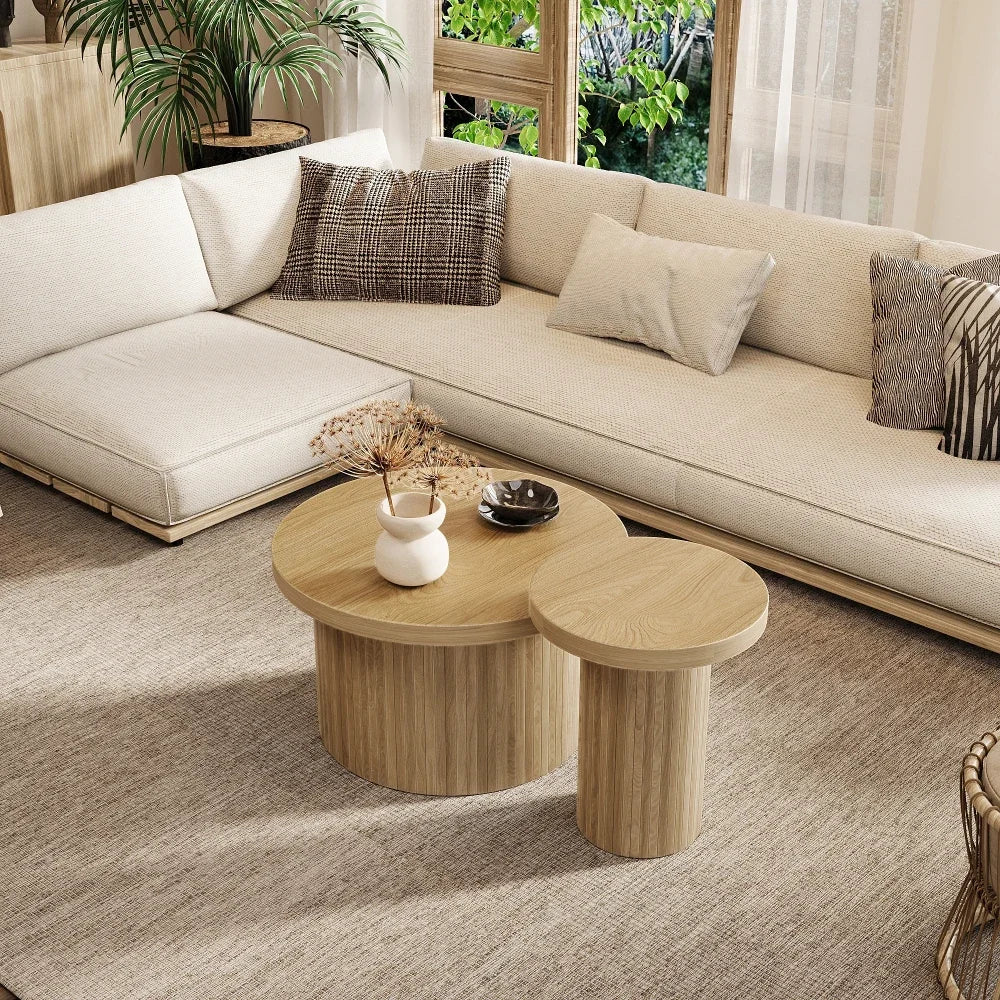 Table Basse Gigogne en Bois - Design Moderne Nolvig