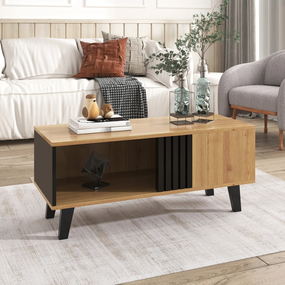 Table Basse Rectangulaire - Design Moderne Stravo