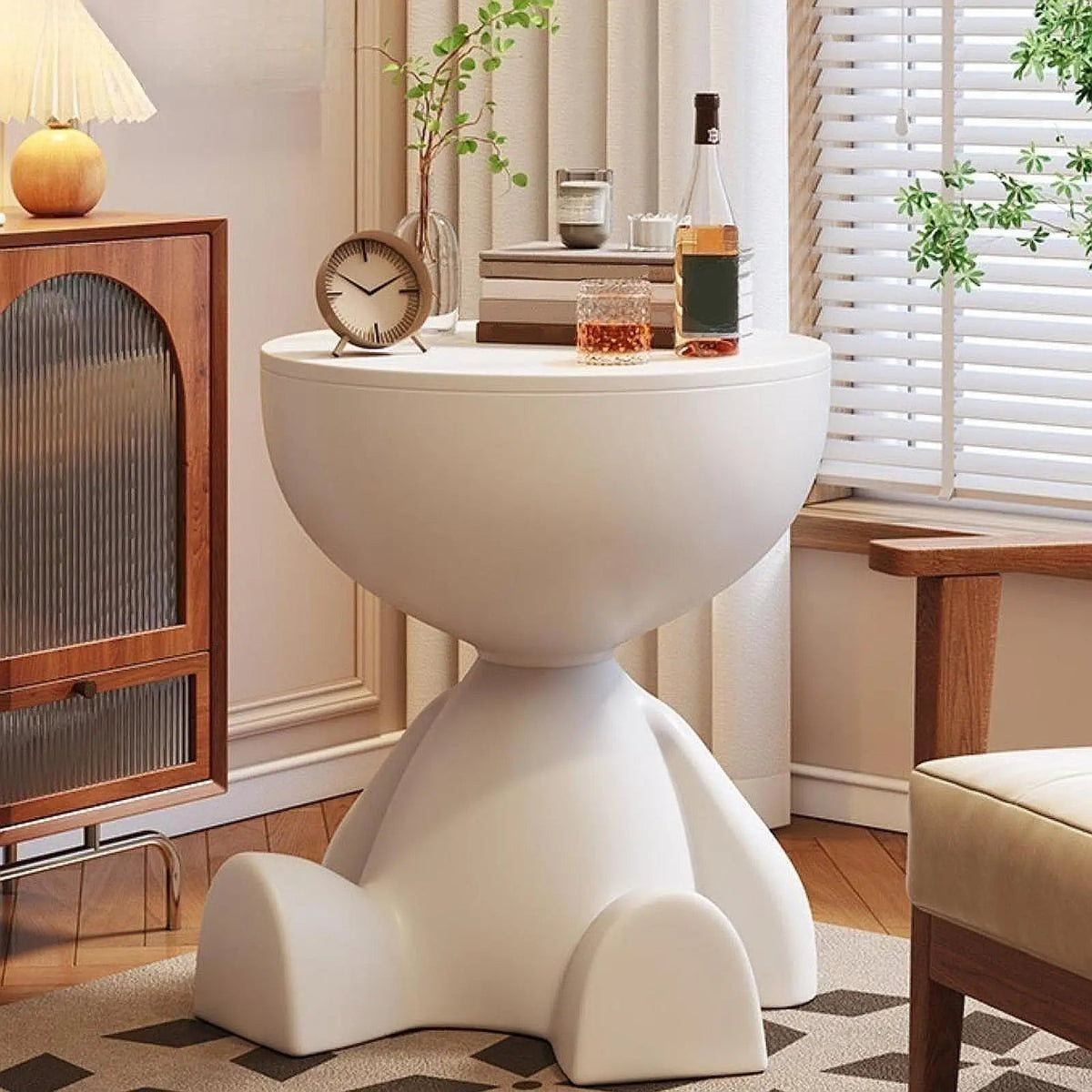 Table Basse d'Appoint Originale - Design Compact Moderne Nyko