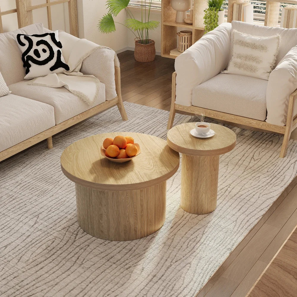 Table Basse Gigogne en Bois - Design Moderne Nolvig