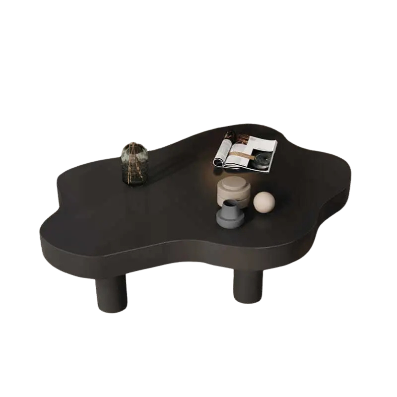 Table Basse en Bois Massif Forme Nuage - Style Scandinave Nubia