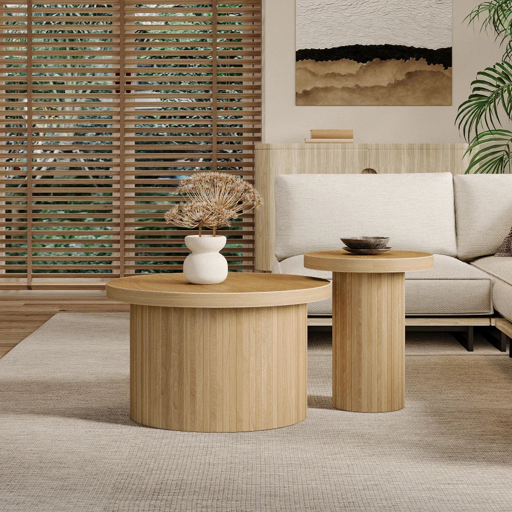 Table Basse Gigogne en Bois - Design Moderne Nolvig