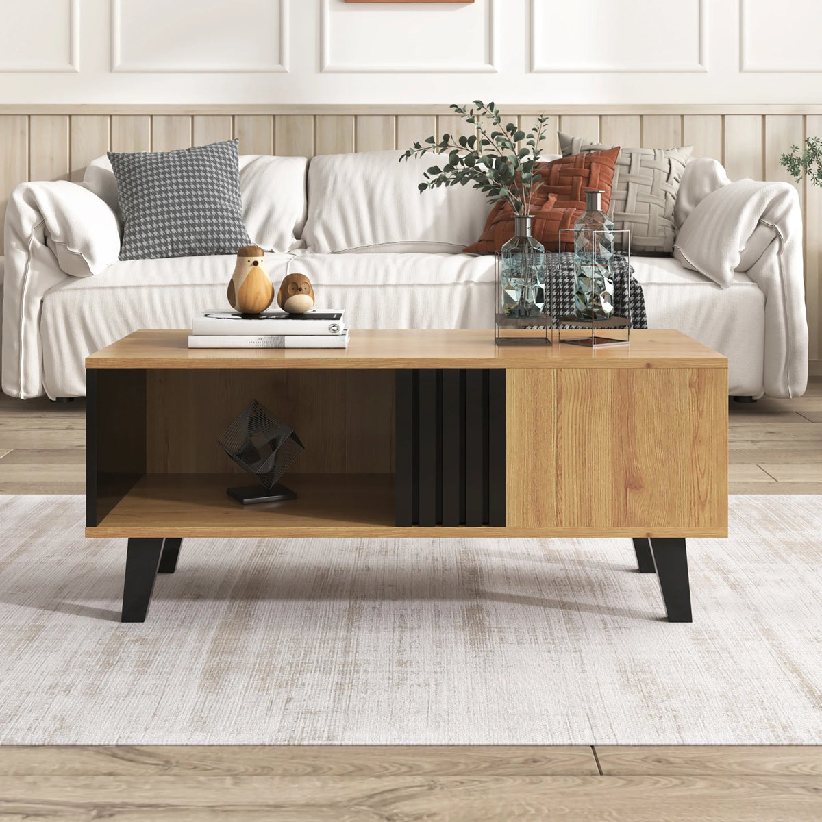 Table Basse Rectangulaire - Design Moderne Stravo