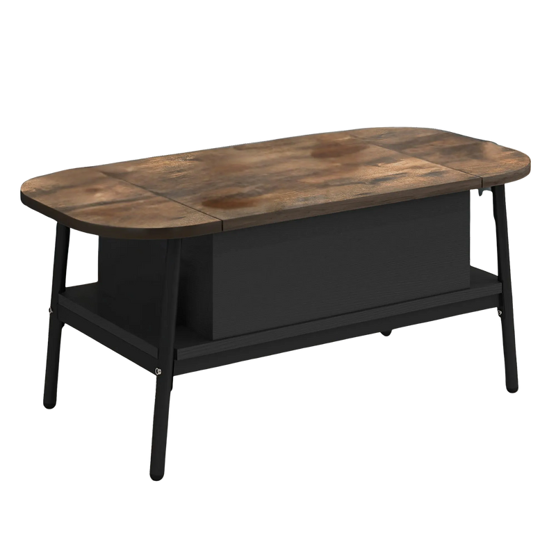 Table Basse Organique Relevable avec Rangement - Velin