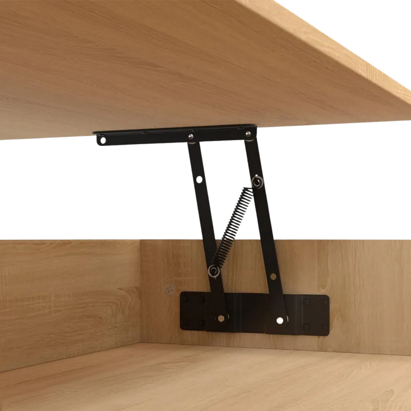 Table Basse Relevable en Bois Rectangulaire Élève