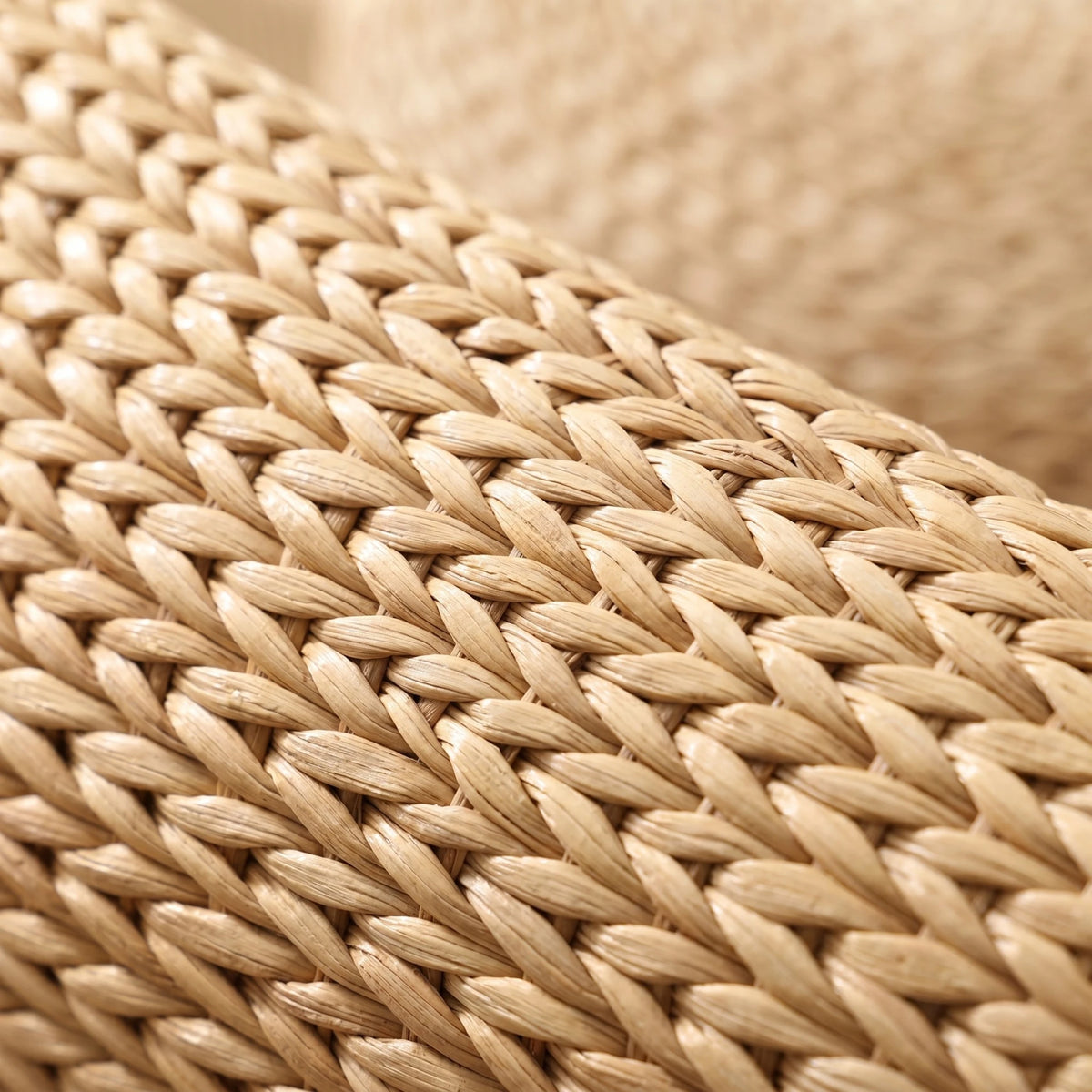 Table Basse en Rotin Naturel - Design Tressé Bahia